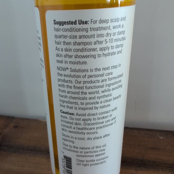 Lot Of 2 New NOW Solutions Moisturizing Jojoba Oil - 16 fl. oz. Exp 03/2028 - Picture 3 of 4